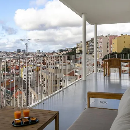 Apartamento Whome Skyline Penthouse Luxury Living View, Ac & Elevator Lisboa