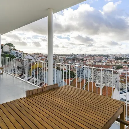 Whome Skyline Penthouse Luxury Living View, Ac & Elevator * Lisboa