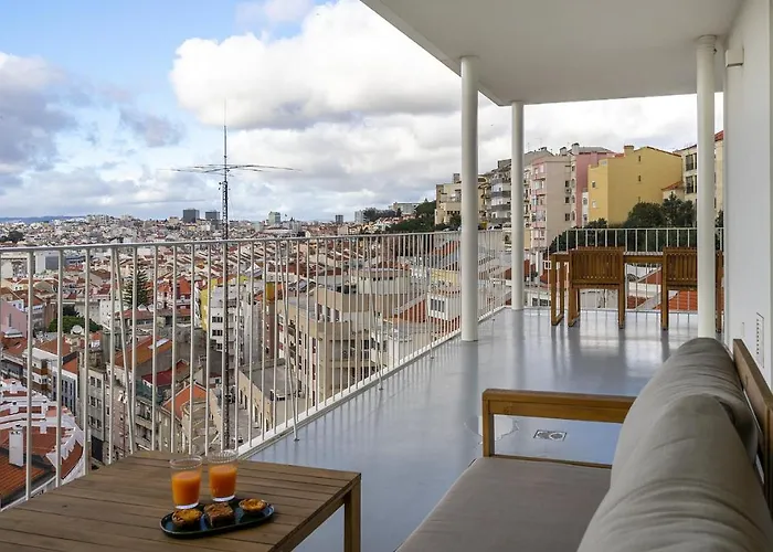 Διαμέρισμα Whome Skyline Penthouse Luxury Living View, Ac & Elevator Lisboa