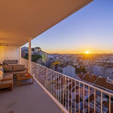 Whome Skyline Penthouse Luxury Living View, Ac & Elevator Appartement Lissabon
